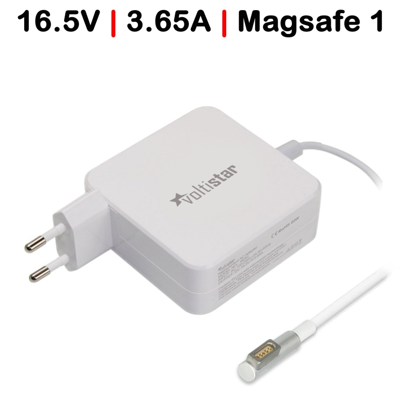 CARREGADOR PARA PORTATIL APPLE MACBOOK 16.5V 3.65A 60W