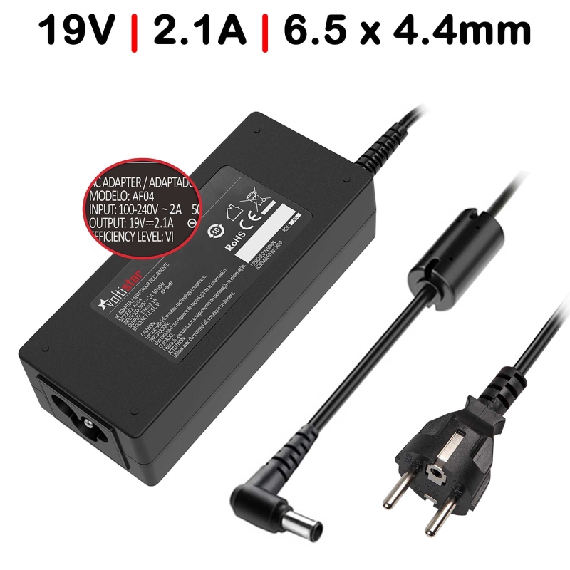Caricabatterie per monitor 19 V 2,1 A 6,5 X 4,4 MM 40 W, 19 V 2,1 A 6,5 X 4,4 MM 40 W