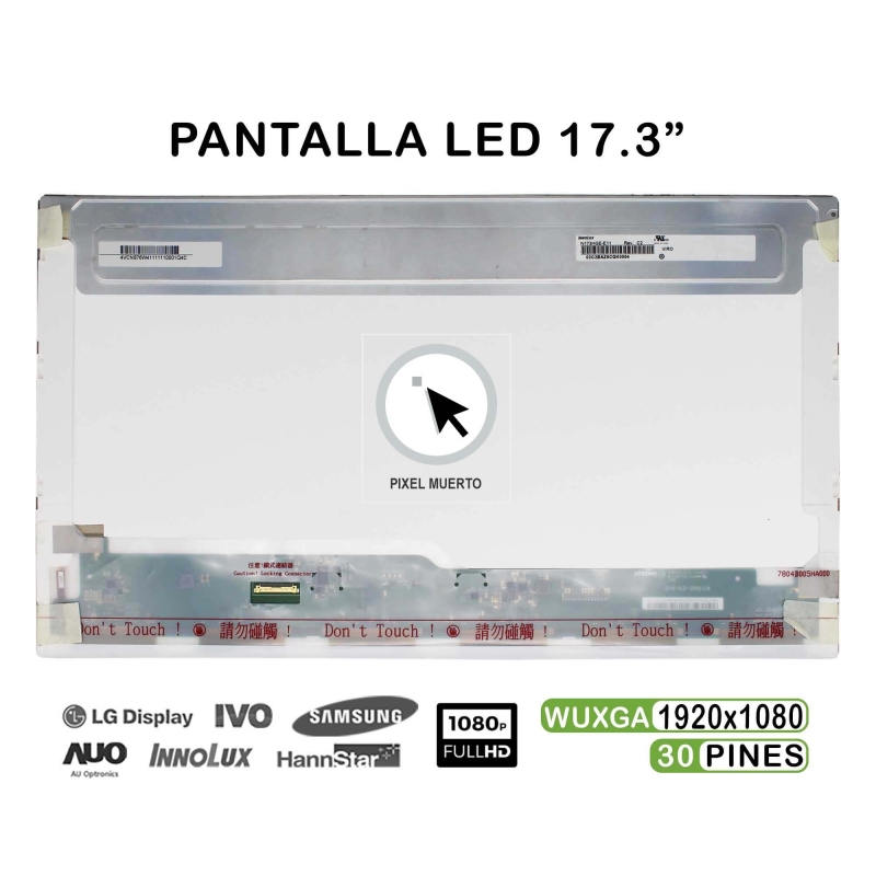 Schermo LED per laptop da 17,3" N173HGE-E11 FHD 30 pin | Pixel morto