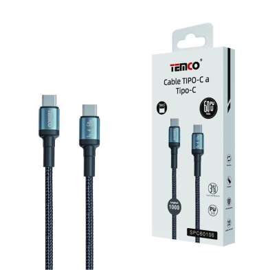 CABLE USB-C 3A 1M PD60W OD3.6