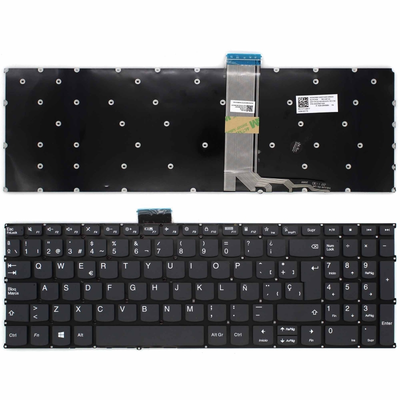 TECLADO PARA PORTÁTIL LENOVO IDEAPAD 5 15IIL05 (81YK) 5 15ITL05 (82FG)