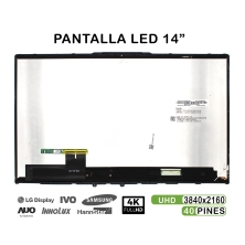 PANTALLA LED TÁCTIL DE 14" PARA PORTÁTIL LENOVO YOGA C940-14IIL 5D10S39596 4K CON MARCO