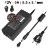 CARGADOR PARA TFT MONITOR 12V 5A 60W + CONECTOR APTO PARA TIRA LED