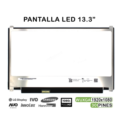 PANTALLA LED DE 13.3" PARA PORTÁTIL N133HCE-EAA REV.C2 30 PINES FHD