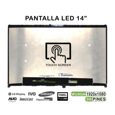 PANTALLA LED TÁCTIL DE 14" PARA PORTÁTIL LENOVO IDEAPAD FLEX 5-14IIL05 5-14ARE05 5-14ITL05