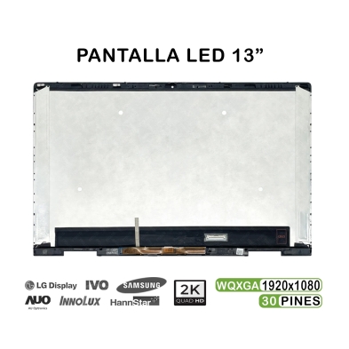 PANTALLA LED DE 13.3" PARA PORTÁTIL HP ENVY X360 13-BD 30 PINES