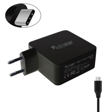 CARGADOR MULTIVOLTAJE USB-C PARA PORTÁTIL 5V-20V 3.25A 65W NEGRO