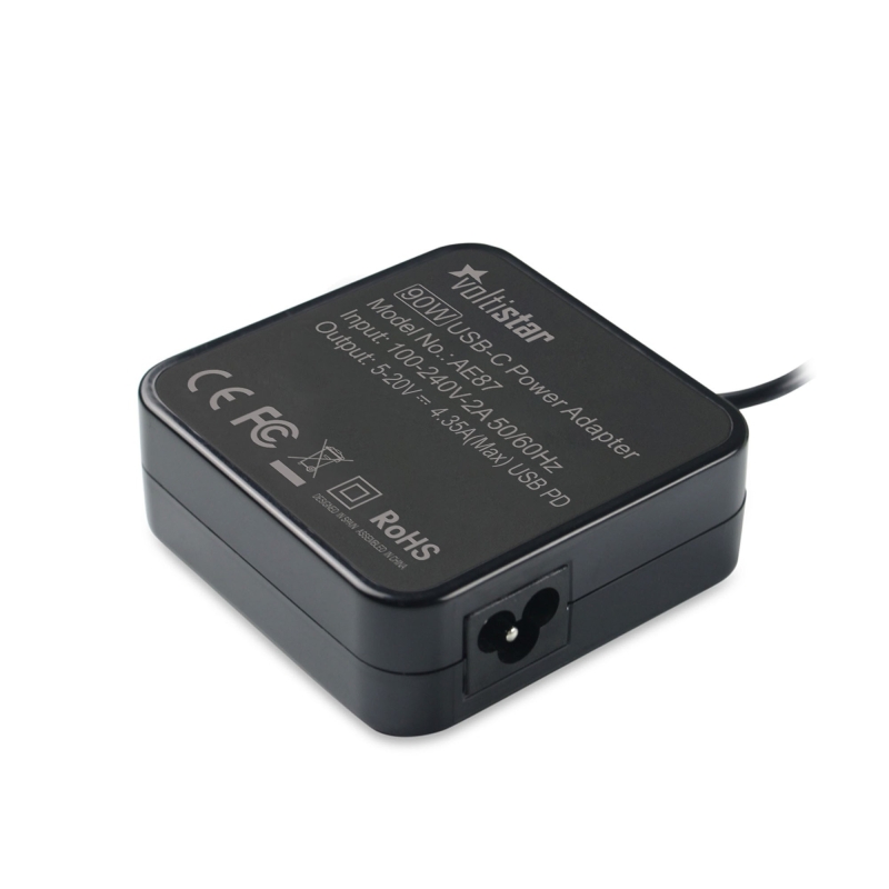 Caricabatterie USB tipo C 90 W 5 V-3 A 5,2 V-2,4 A 9 V-3 A