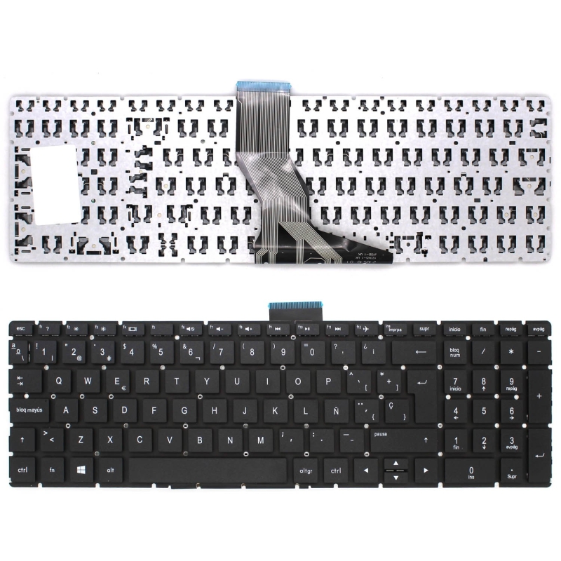 TECLADO PARA PORTÁTIL HP 15-BS 15Q-BD 17G-BR 15-CC 15-BS068ND (INTRO GRANDE)