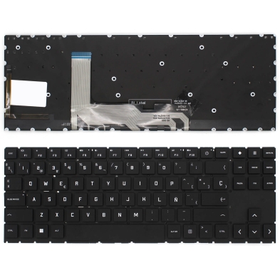 TASTIERA PORTATILE SERIE HP OMEN 15-EK 15-EC 15-EN 16-B V193446CS1 NERA