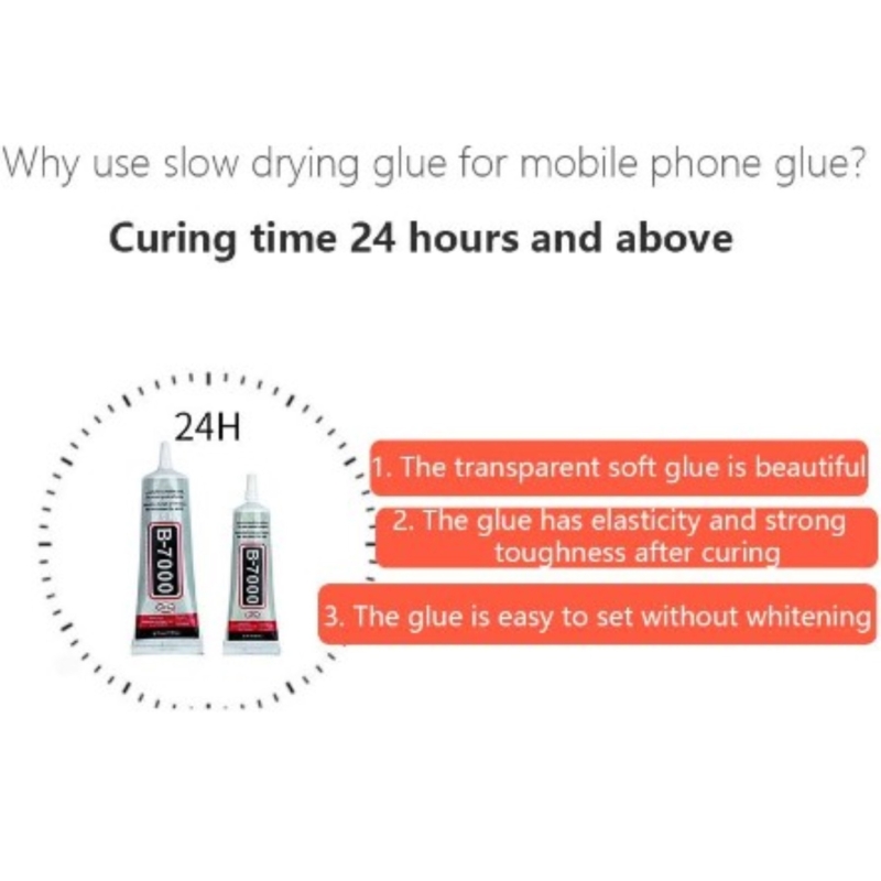Pegamento B-7000 50ml reparación para pantalla de teléfono móvil DIY