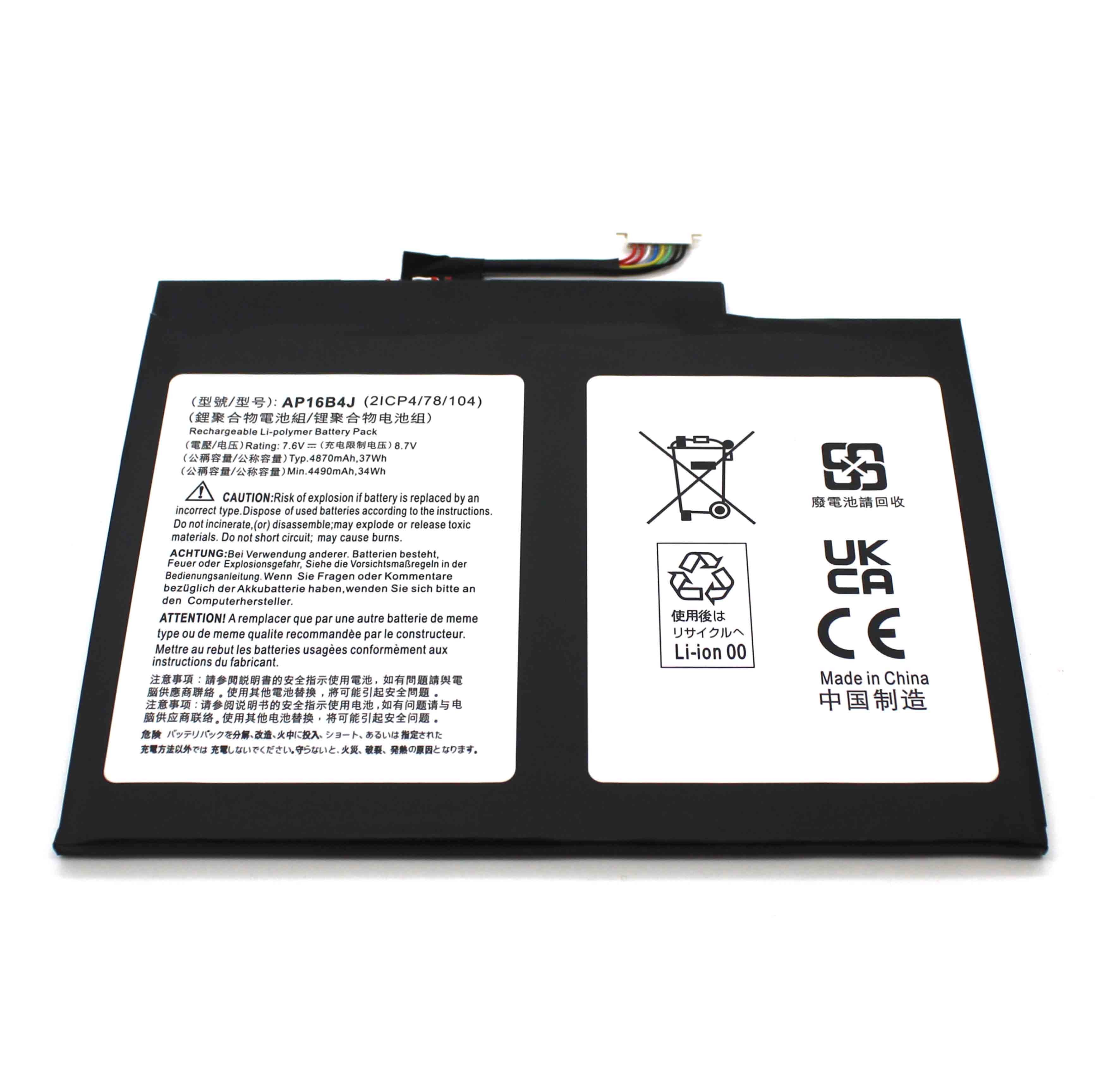 Bateria ACER ASPIRE SWITCH 5 SW512-52 AP16B4J