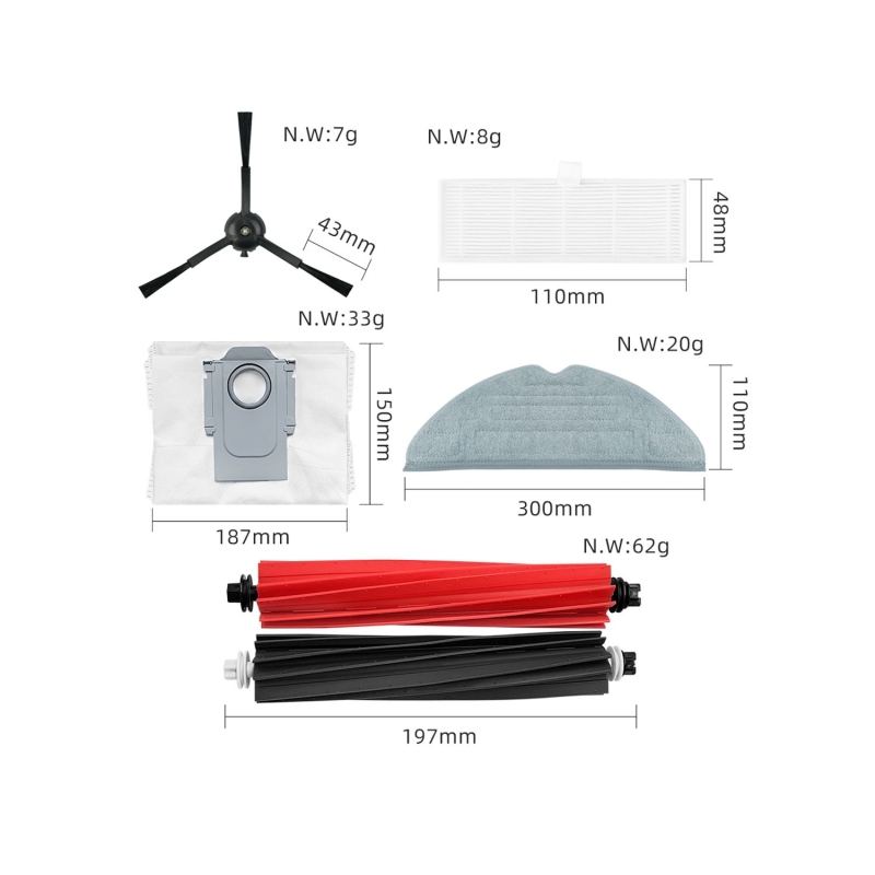 Kit di sostituzione Roborock S8 Pro Ultra/G20