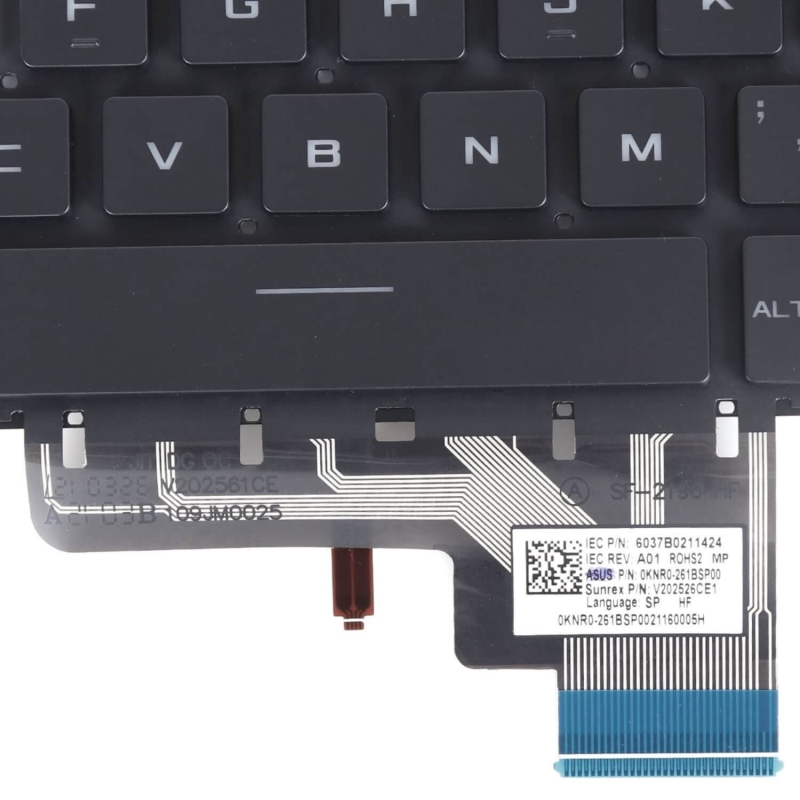 TECLADO RETROILUMINADO PARA PORTÁTIL ASUS TUF AIR FX516 FX516P FX516PR FX516PM FA516