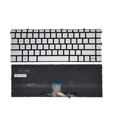 TECLADO PARA PORTÁTIL HP PAVILION X360 14-DW / 14-DWXXX SERIES L96530-071 PLATA