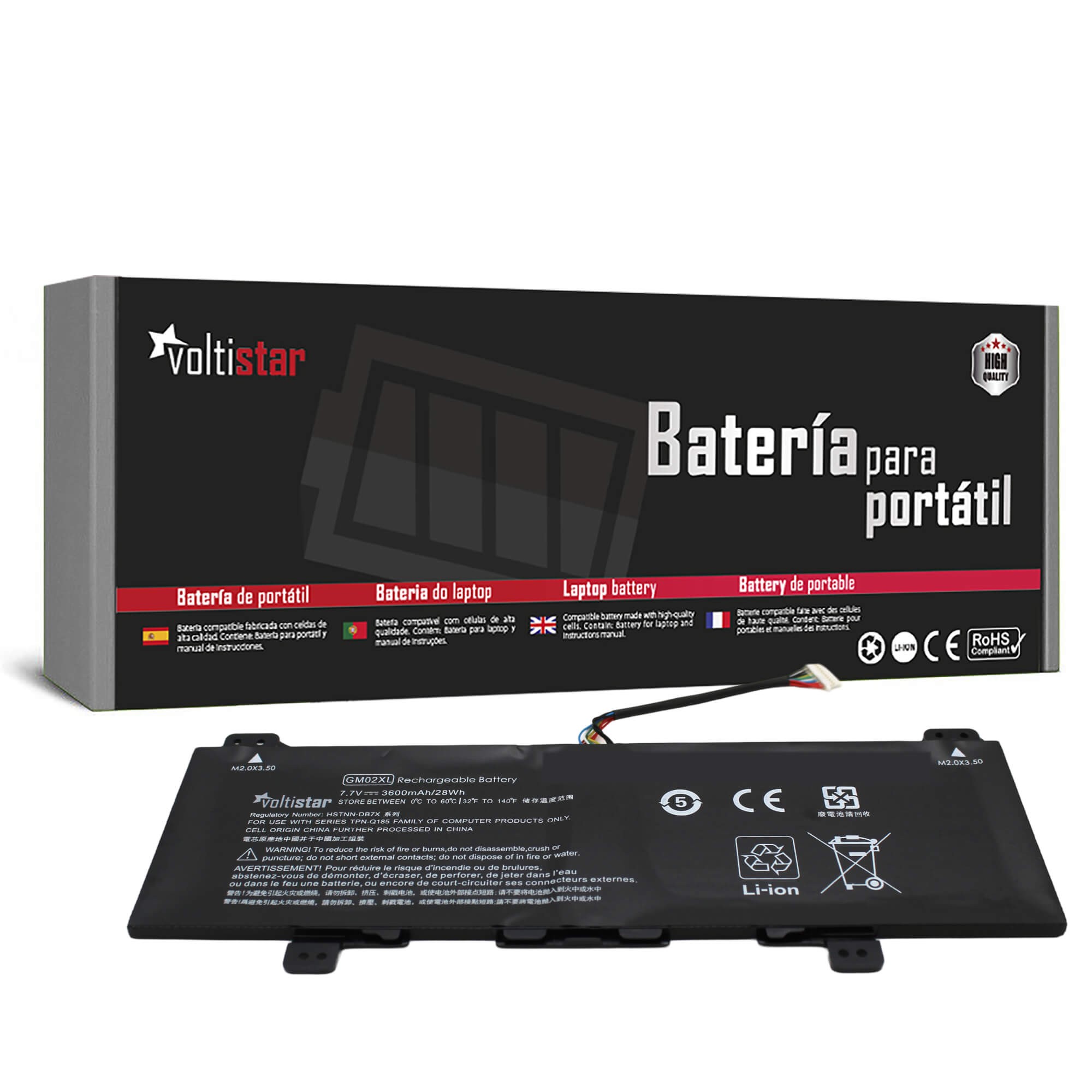 Bateria HP CHROMEBOOK 11 G8 G7 G6 EE GM02XL