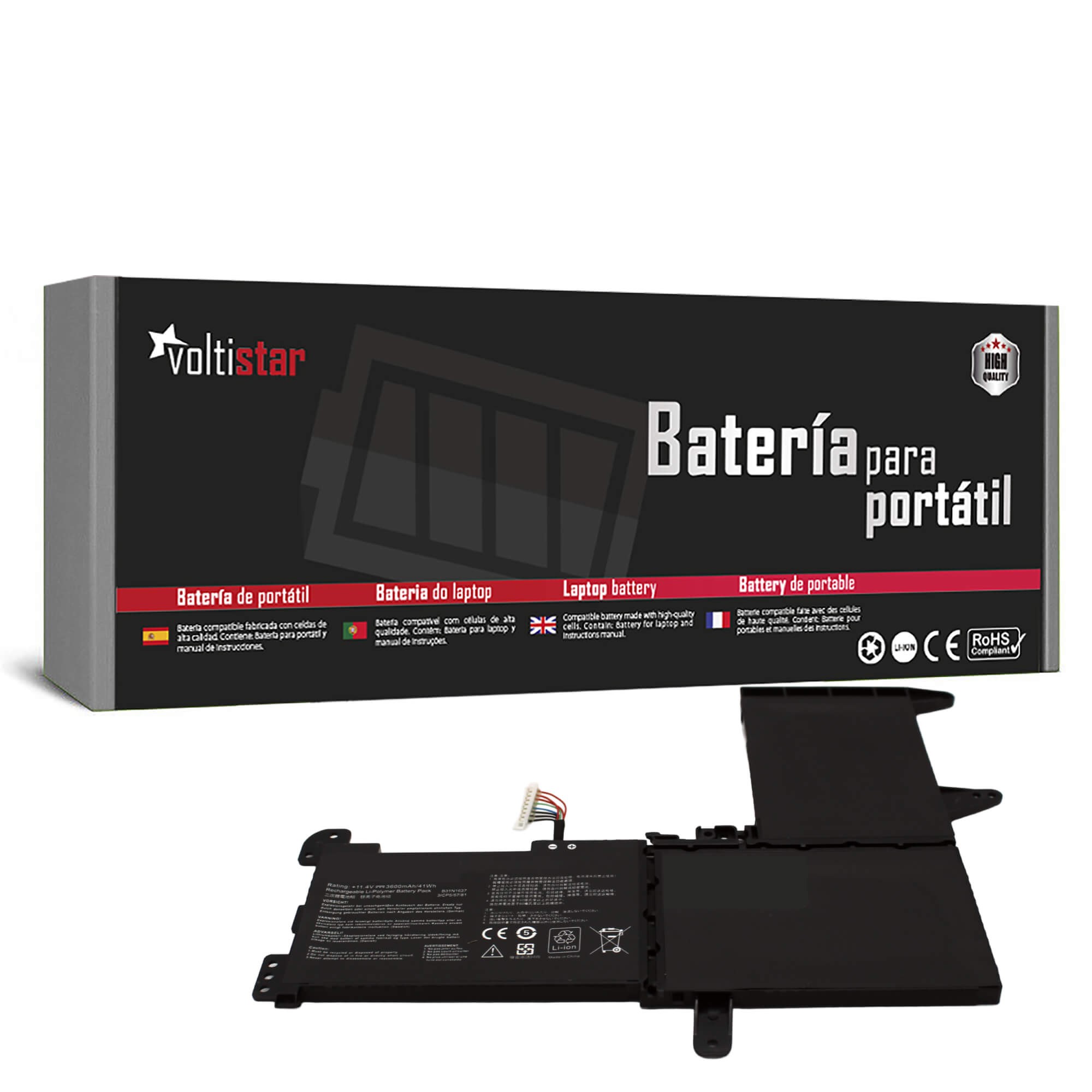 Bateria ASUS VIVOBOOK F510 B31N1637 C31N1637