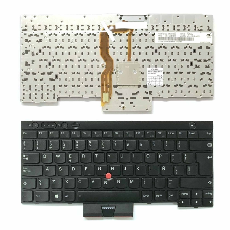 TASTIERA PER COMPUTER PORTATILE LENOVO THINKPAD T430 NERA