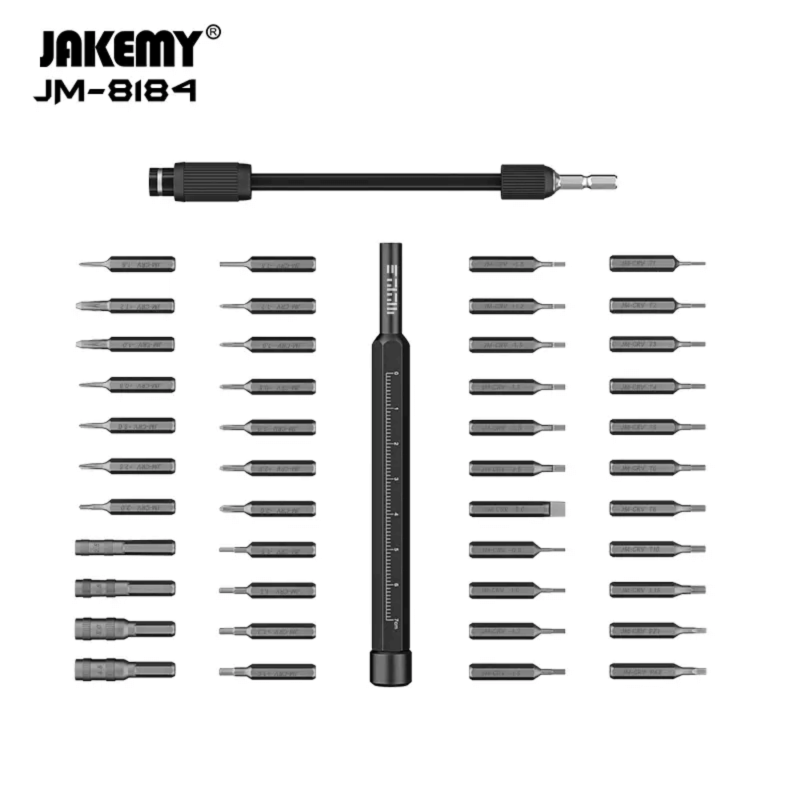 JUEGO DE DESTORNILLADORES 47 EN 1 JAKEMY JM-8184