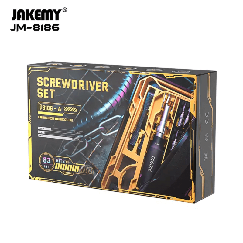 JUEGO DE DESTORNILLADORES MAGNÉTICOS JAKEMY JM-8186A