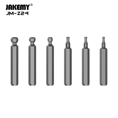 JOGO DE PONTAS HEXAGONAIS ESFÉRICAS JAKEMY JM-Z24