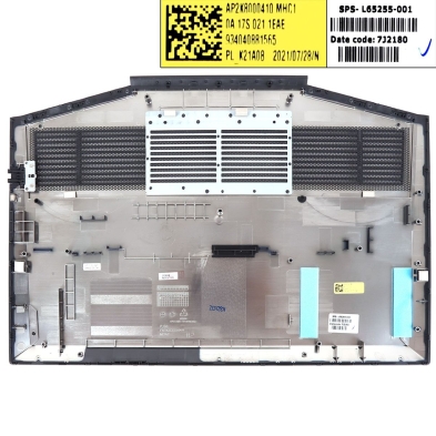Carcasa inferior para portátil HP Pavilion 15-DK 15T-DK TPN-C141 Negro