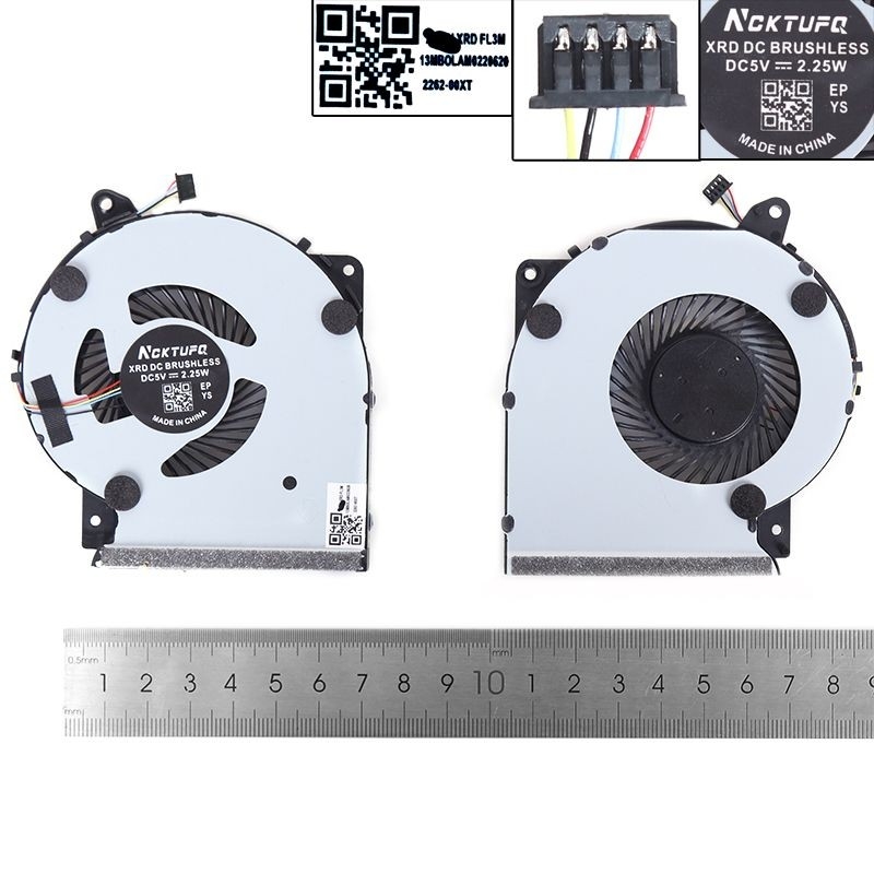 Ventilador para portátil Asus X409U X509U F Y5200 FL8700D M509D
