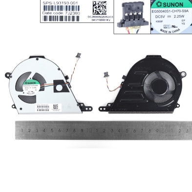 Ventilateur pour portable HP Chromebook 15-DE TPN-C140 L54807-001