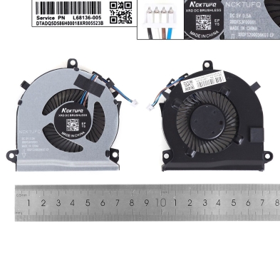 Ventola CPU HP Pavilion Gaming 15-ec 15-ec0013dx dc5v 0.5a 4pin...