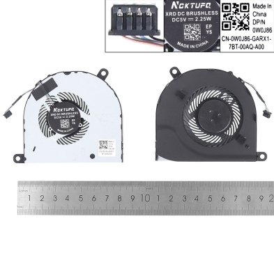 Ventilador para portátil Dell Latitude E5480 E5490 0NV7FD Versión 2 