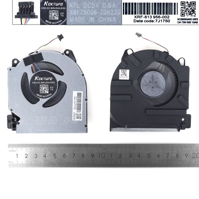 Ventilador GPU para portátil HP 16-D | TPN-Q263 | 60W