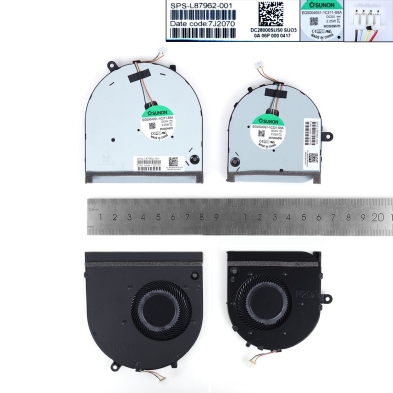 Ventilateur CPU+GPU pour portable HP Envy 17M-CG L87961-001