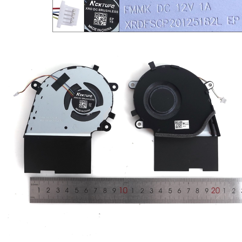 VENTILADOR CPU PARA PORTÁTIL ASUS ROG STRIX G731 G531GW G512LV G712 G542L 12V