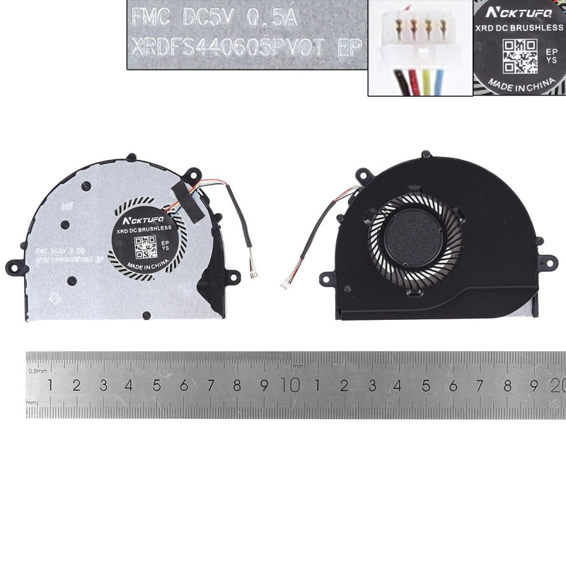 Ventilador para portátil Lenovo Yoga 720 320 720-12IKB FK3V
