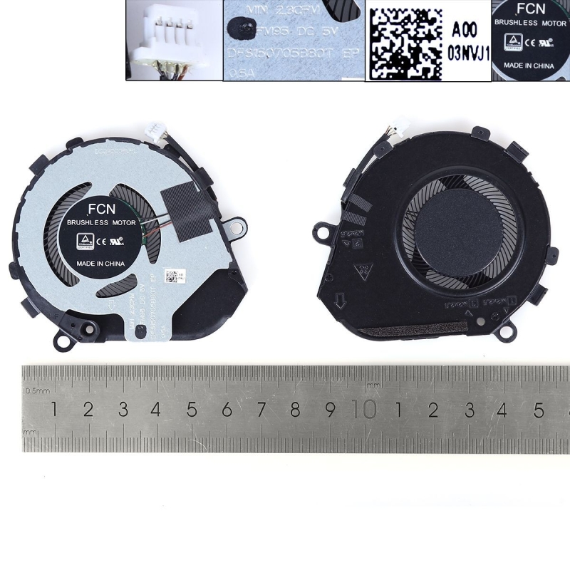 Ventilador para portátil Dell Latitude 7310 EG50040S1-CJ50-S9A 3NVJ1