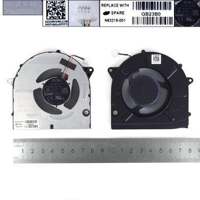 Ventilador para portátil HP Pavilion 16-AB | N63219-001 - 5V