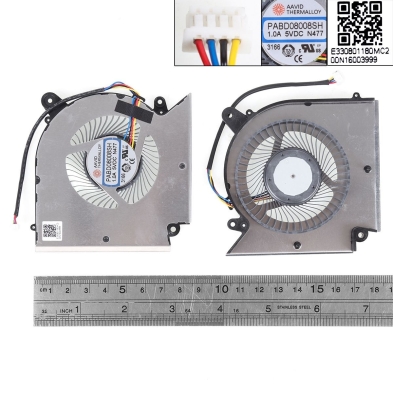 Ventilateur pour portable MSI GL66 N477 GF66 GF76 MS-1583 PABD08008SH