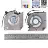 VENTILADOR PARA PORTÁTIL MSI GL66 N477 GF66 GF76 MS-1583 PABD08008SH