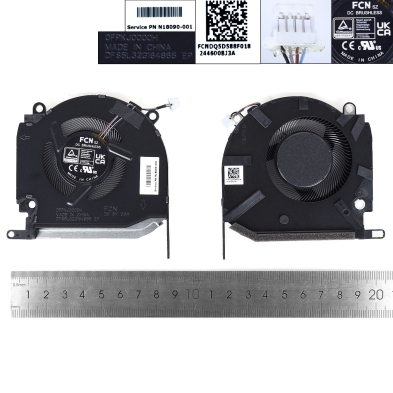 Ventilateur pour portable HP Omen 16-K 16-N TPN-Q280 TPN-Q280