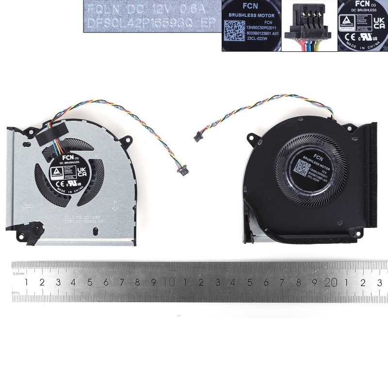Ventilador para portátil Asus ROG 5PLUS 5R G513QY 2021 G513QM 5900