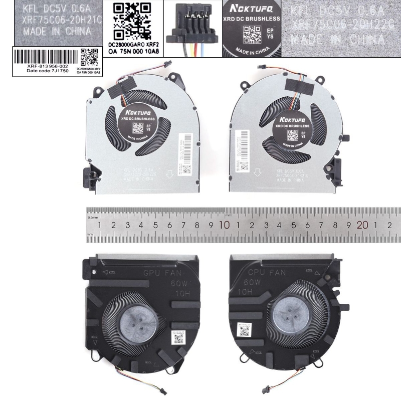 Ventola per portatile HP 16-E | M75721 - 60W