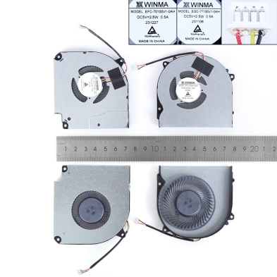 Ventilateur CPU+GPU pour portable Gigabyte G5 KD MD GD