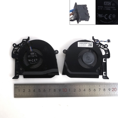 Ventoinha GPU para portátil HP Zbook 15 G5 15 G6 L30895-001 4 Pines