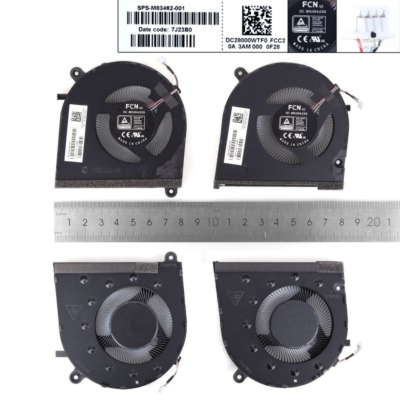 Ventilador para portátil HP Spectre X360 16" 2 EN 1 16-F M83462-001