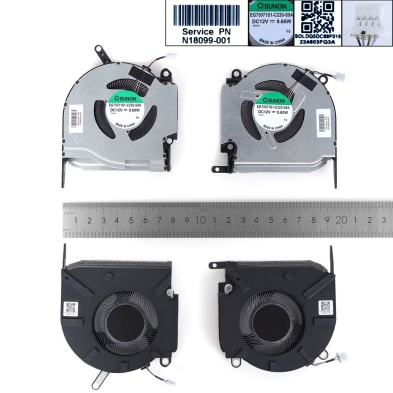 Ventilateurs pour portable HP OMEN 16-K 16-N 8 Pro 12V 3060/70