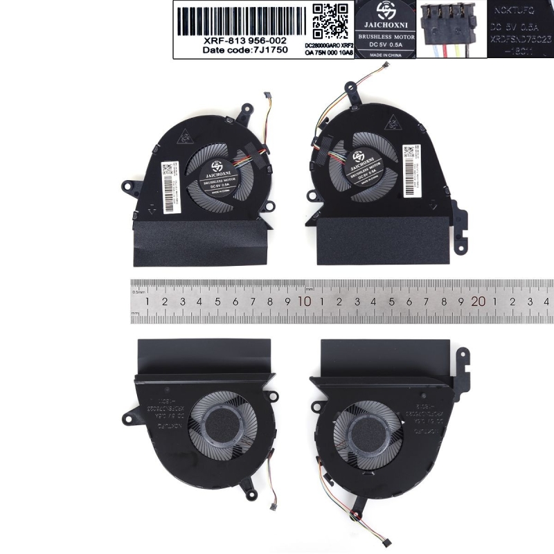 Ventola HP X360 15-DF TPN-Q213 L+R, copia alta L41482-001 L4148...