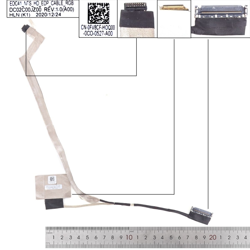 Cable flex para portátil Dell Latitude 5400 5401 5402 | EDC41 0FV8CF