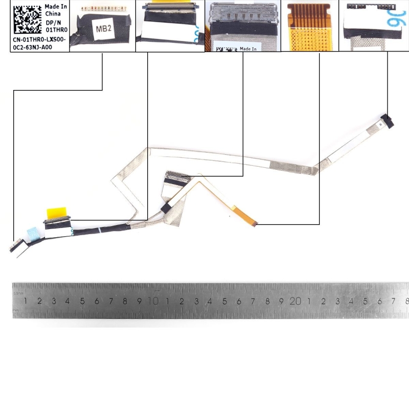 Cable flex para portátil Dell Latitude 5300 2-en-1 E5300 30 Pines