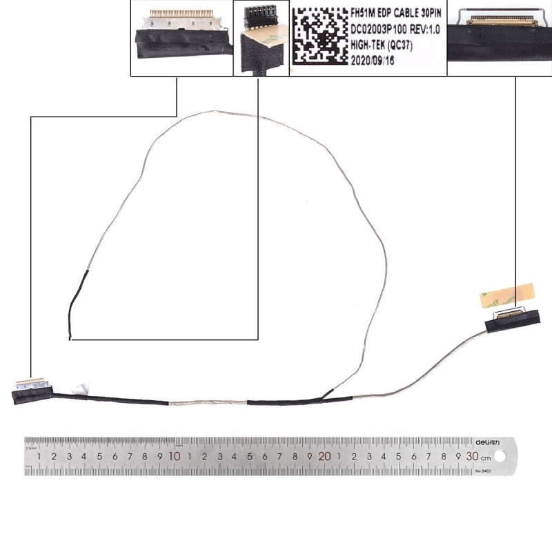 Cable flex para portátil Acer AN515-44-45-55-57 | DC02003P100 30 Pines