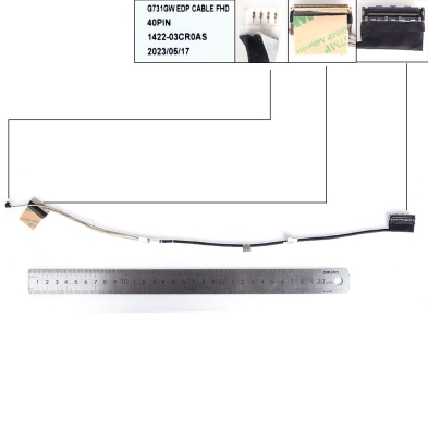 Cabo flexível para portatil Asus G712L G731G G532L G732L S7D 40 pinos